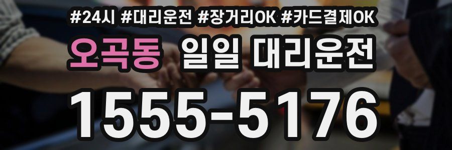 오곡동 일일 대리운전