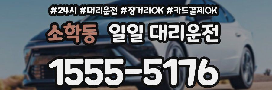 소학동 일일 대리운전