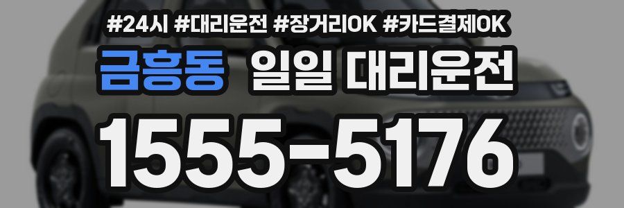 금흥동 일일 대리운전