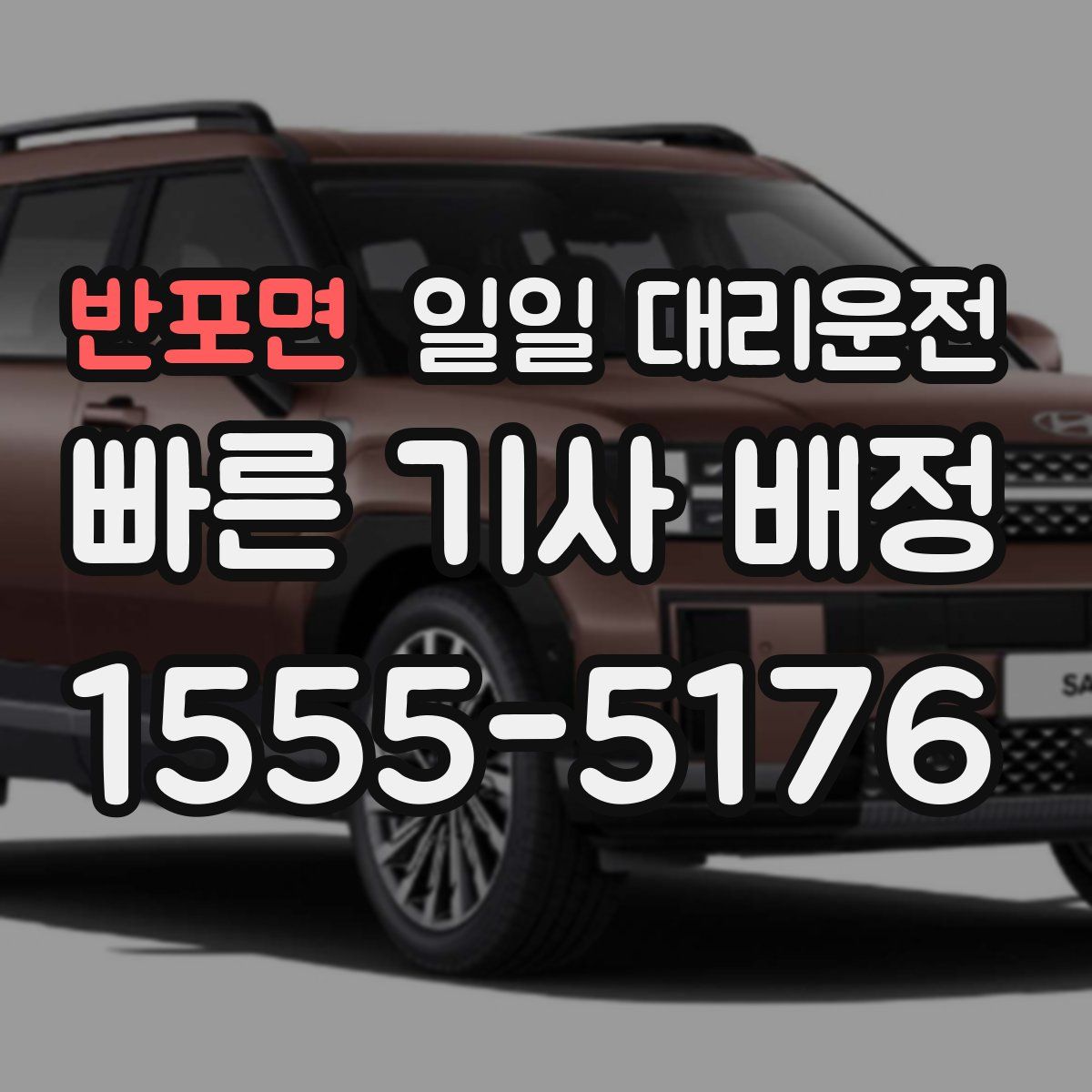 반포면 일일 대리운전