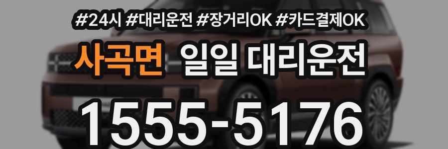사곡면 일일 대리운전