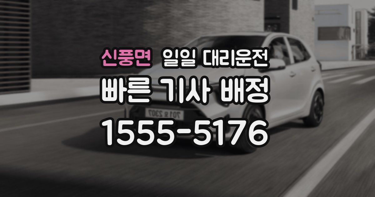신풍면 일일 대리운전