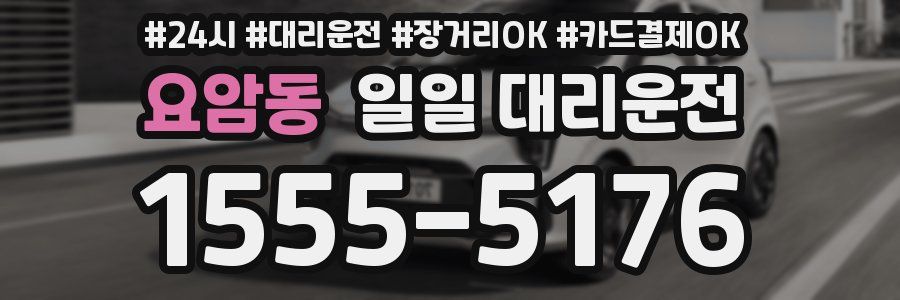 요암동 일일 대리운전