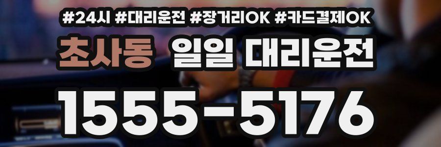 초사동 일일 대리운전