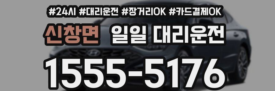 신창면 일일 대리운전