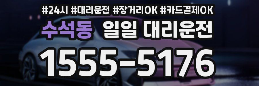 수석동 일일 대리운전