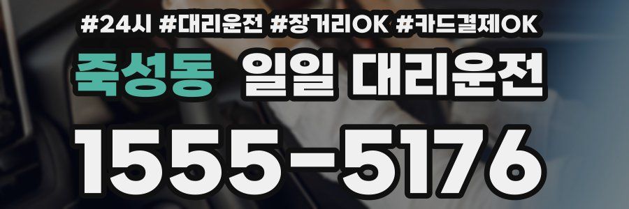 죽성동 일일 대리운전