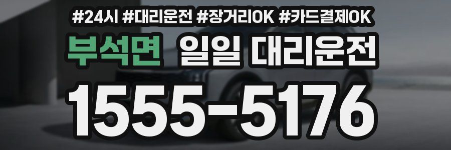 부석면 일일 대리운전