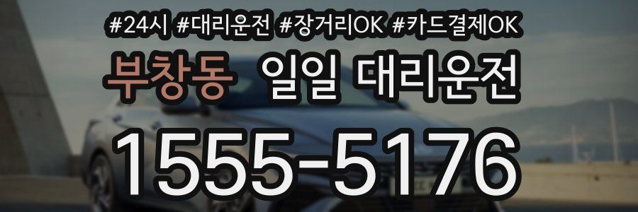 부창동 일일 대리운전