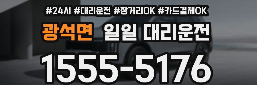 광석면 일일 대리운전