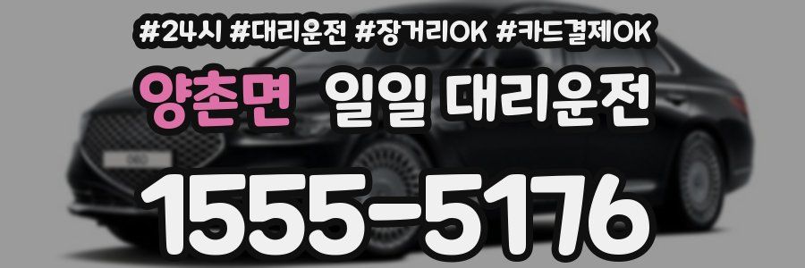 양촌면 일일 대리운전