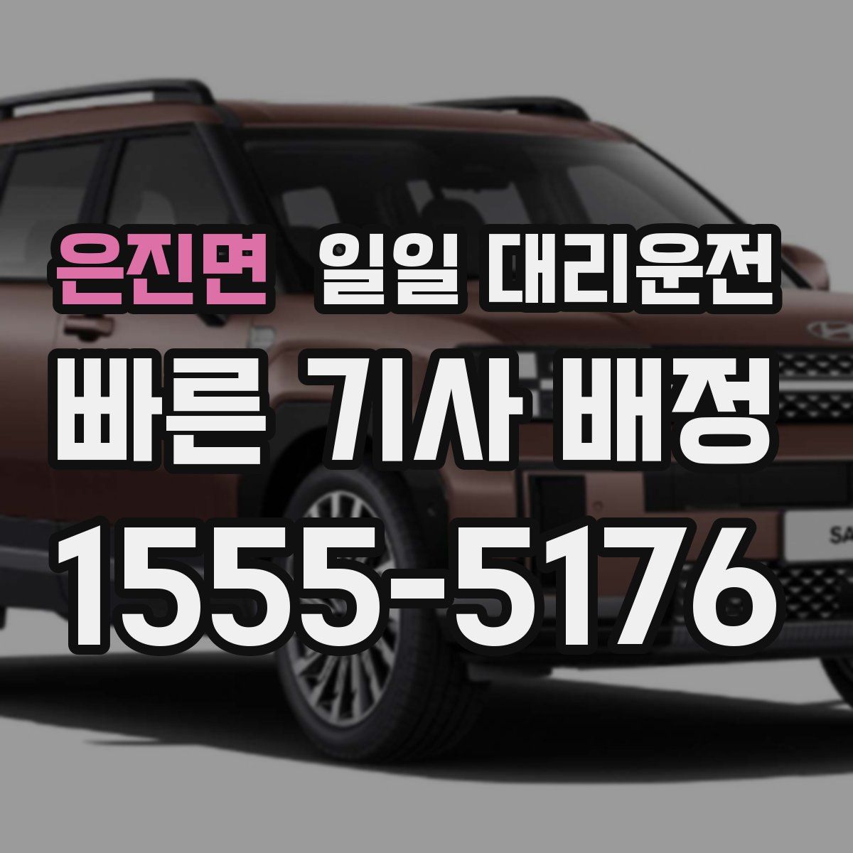 은진면 일일 대리운전