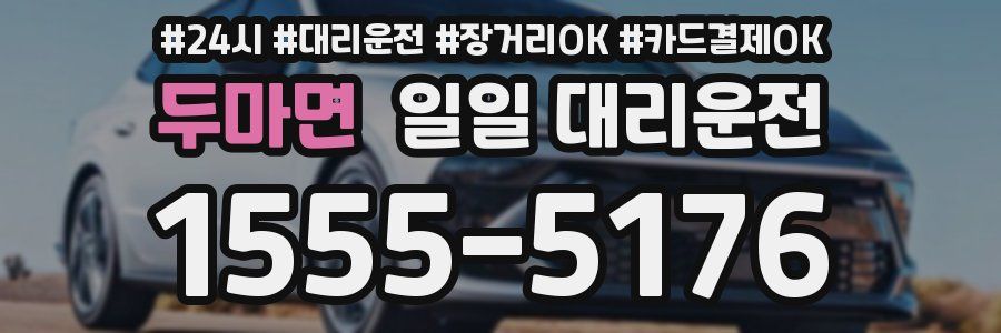두마면 일일 대리운전