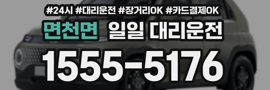 면천면 일일 대리운전
