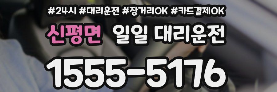 신평면 일일 대리운전