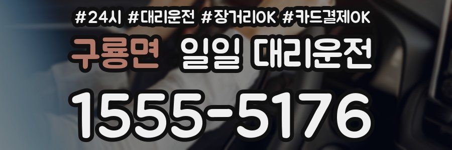 구룡면 일일 대리운전