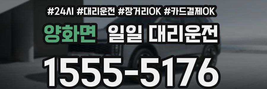 양화면 일일 대리운전