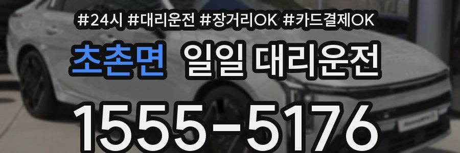 초촌면 일일 대리운전