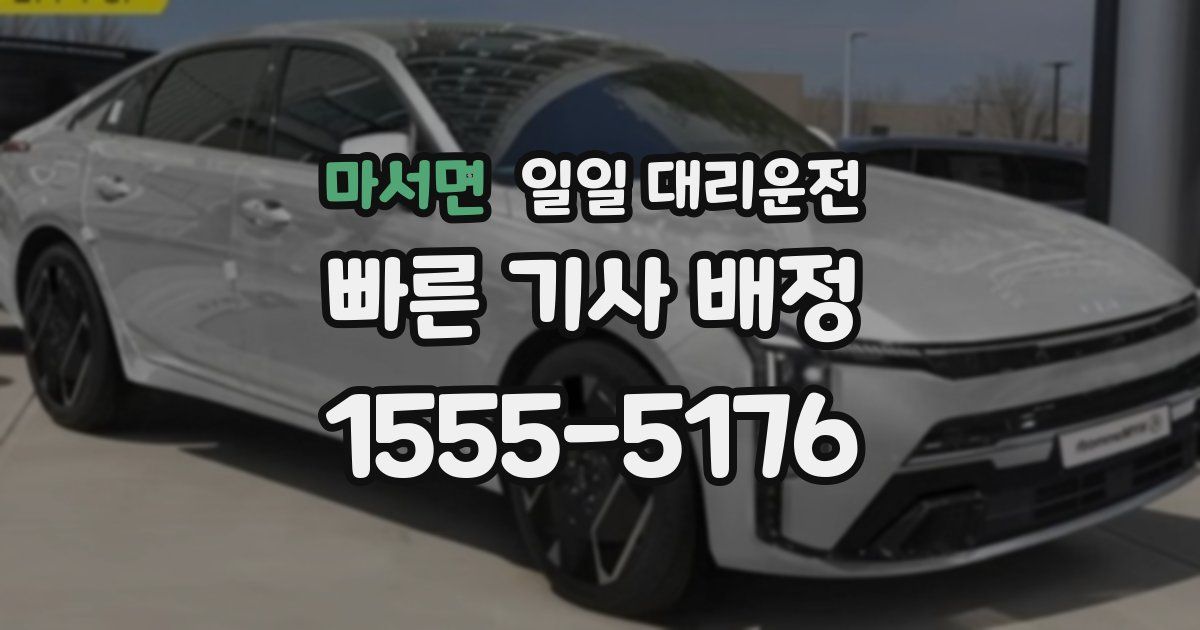 마서면 일일 대리운전