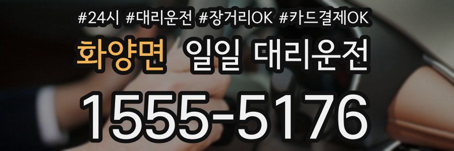화양면 일일 대리운전