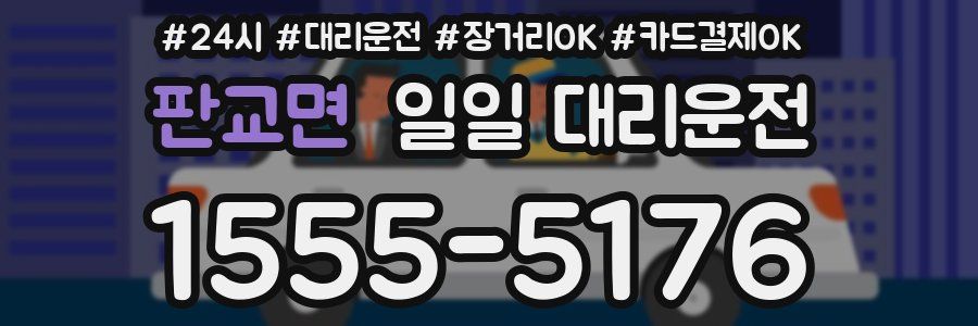 판교면 일일 대리운전