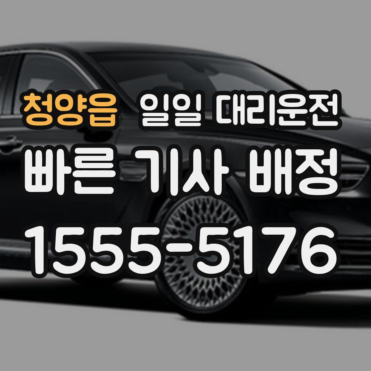 청양읍 일일 대리운전
