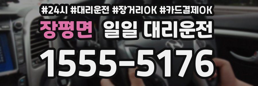 장평면 일일 대리운전
