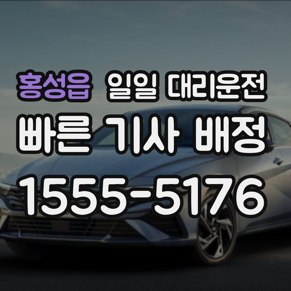 홍성읍 일일 대리운전
