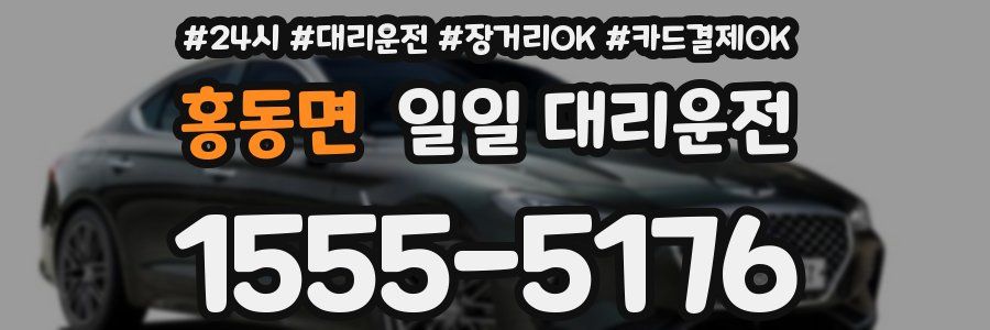 홍동면 일일 대리운전