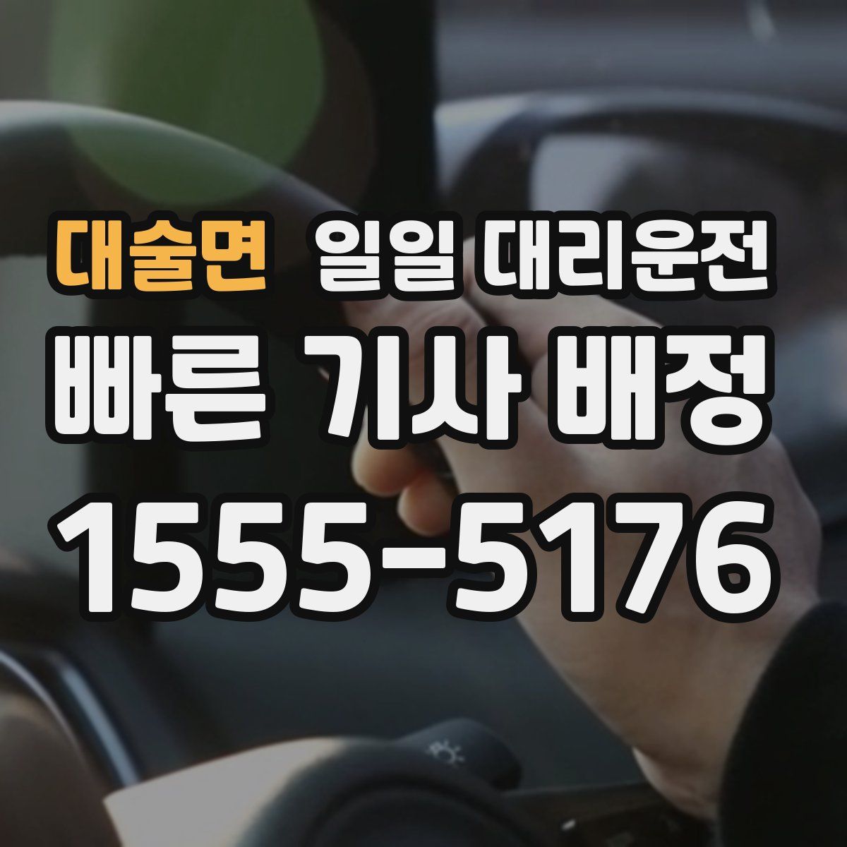 대술면 일일 대리운전