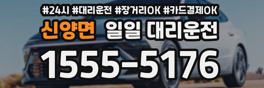 신양면 일일 대리운전