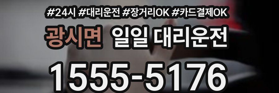 광시면 일일 대리운전