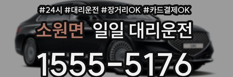 소원면 일일 대리운전