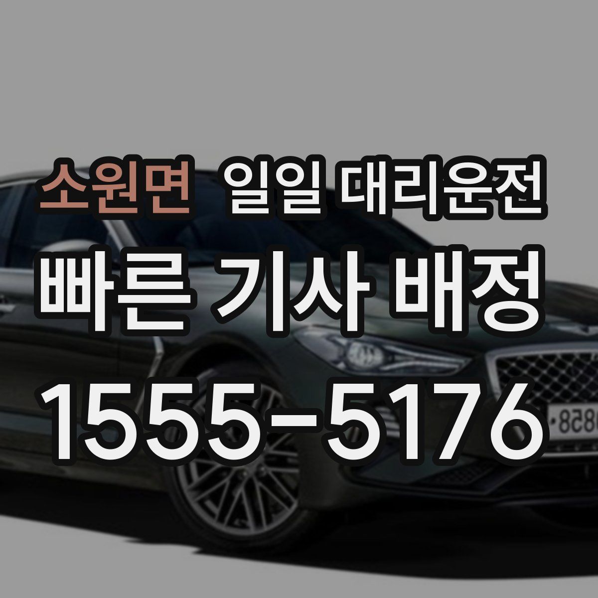 소원면 일일 대리운전