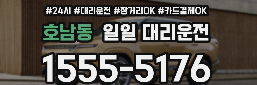호남동 일일 대리운전
