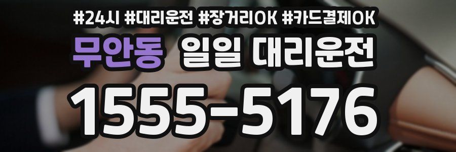 무안동 일일 대리운전