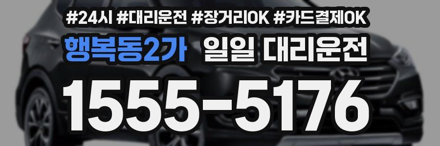 행복동2가 일일 대리운전