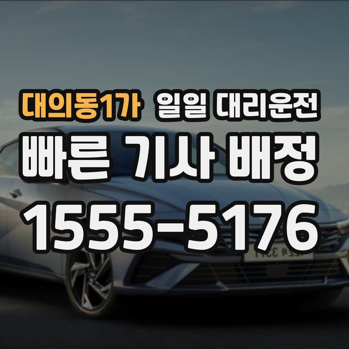 대의동1가 일일 대리운전