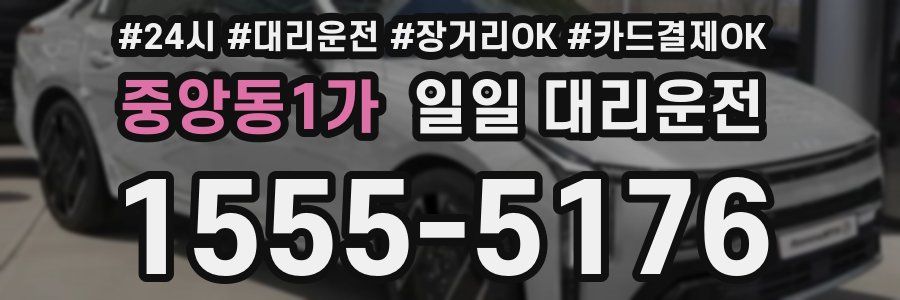중앙동1가 일일 대리운전