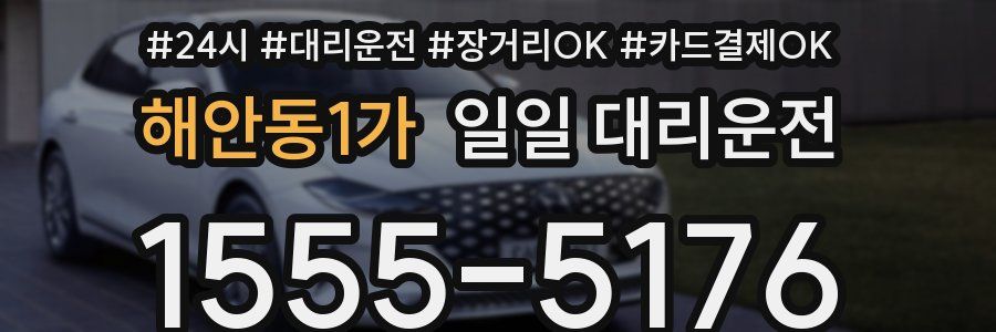 해안동1가 일일 대리운전