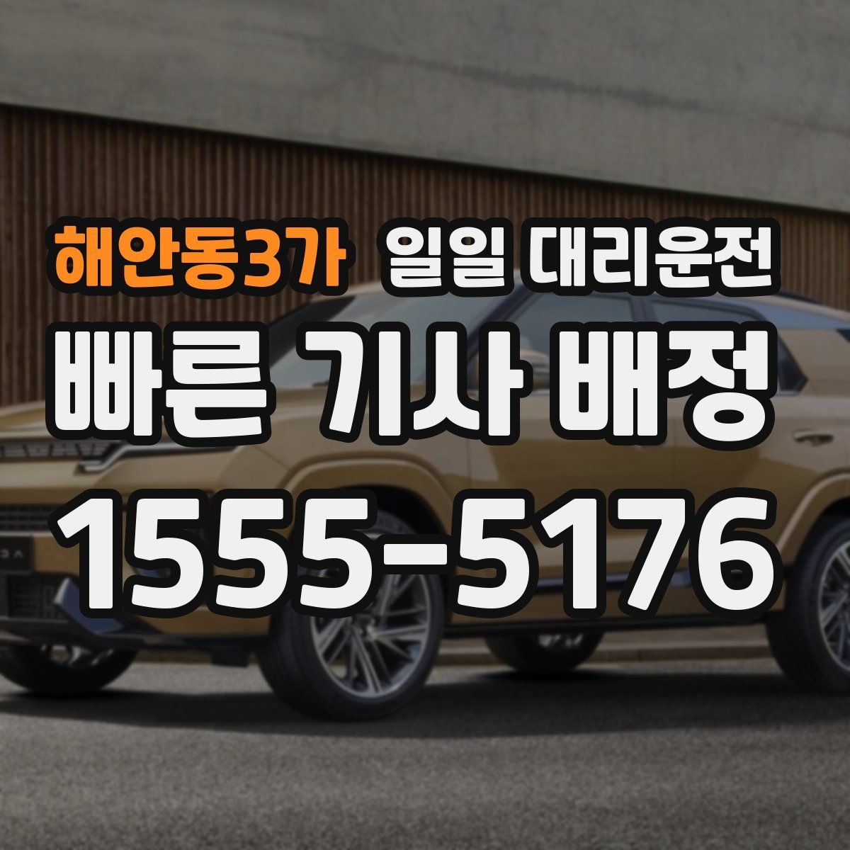 해안동3가 일일 대리운전