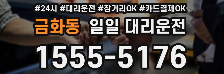 금화동 일일 대리운전