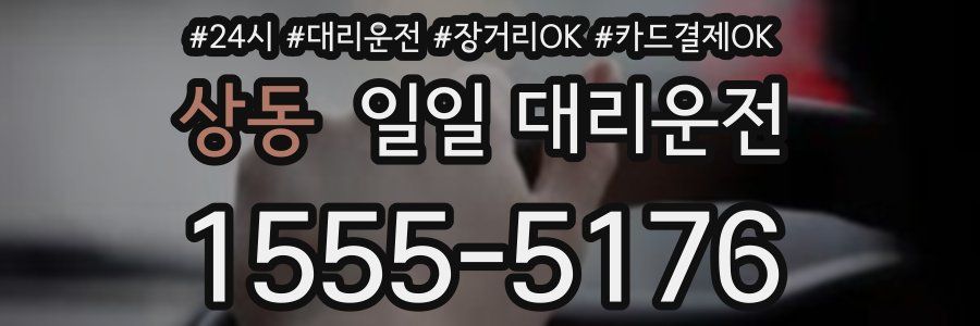 상동 일일 대리운전