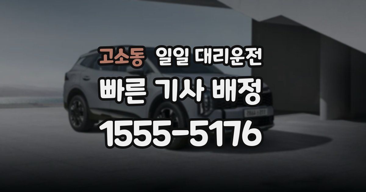 고소동 일일 대리운전
