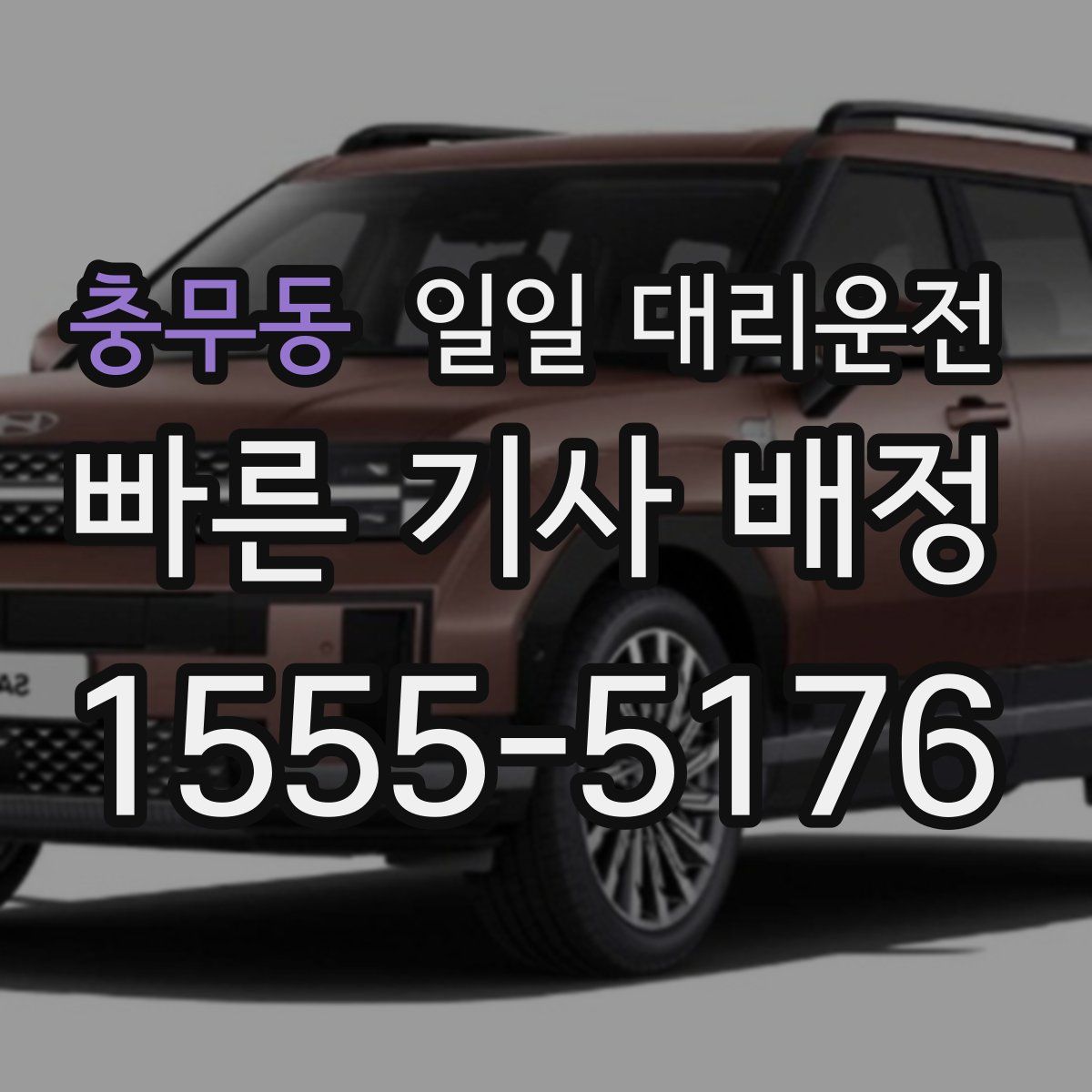 충무동 일일 대리운전