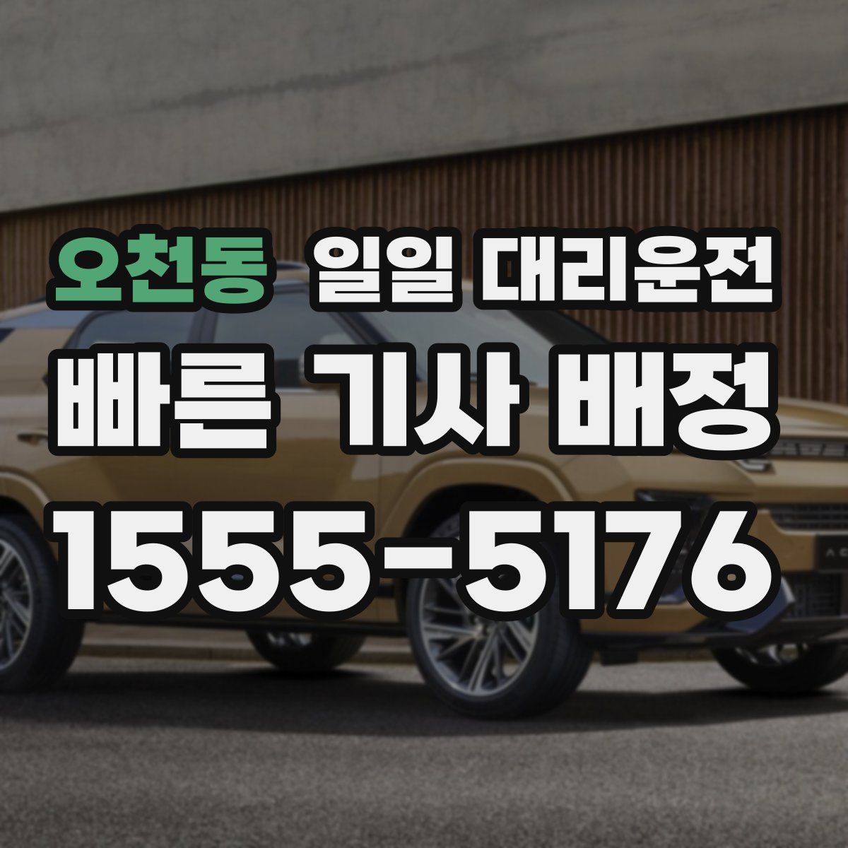 오천동 일일 대리운전