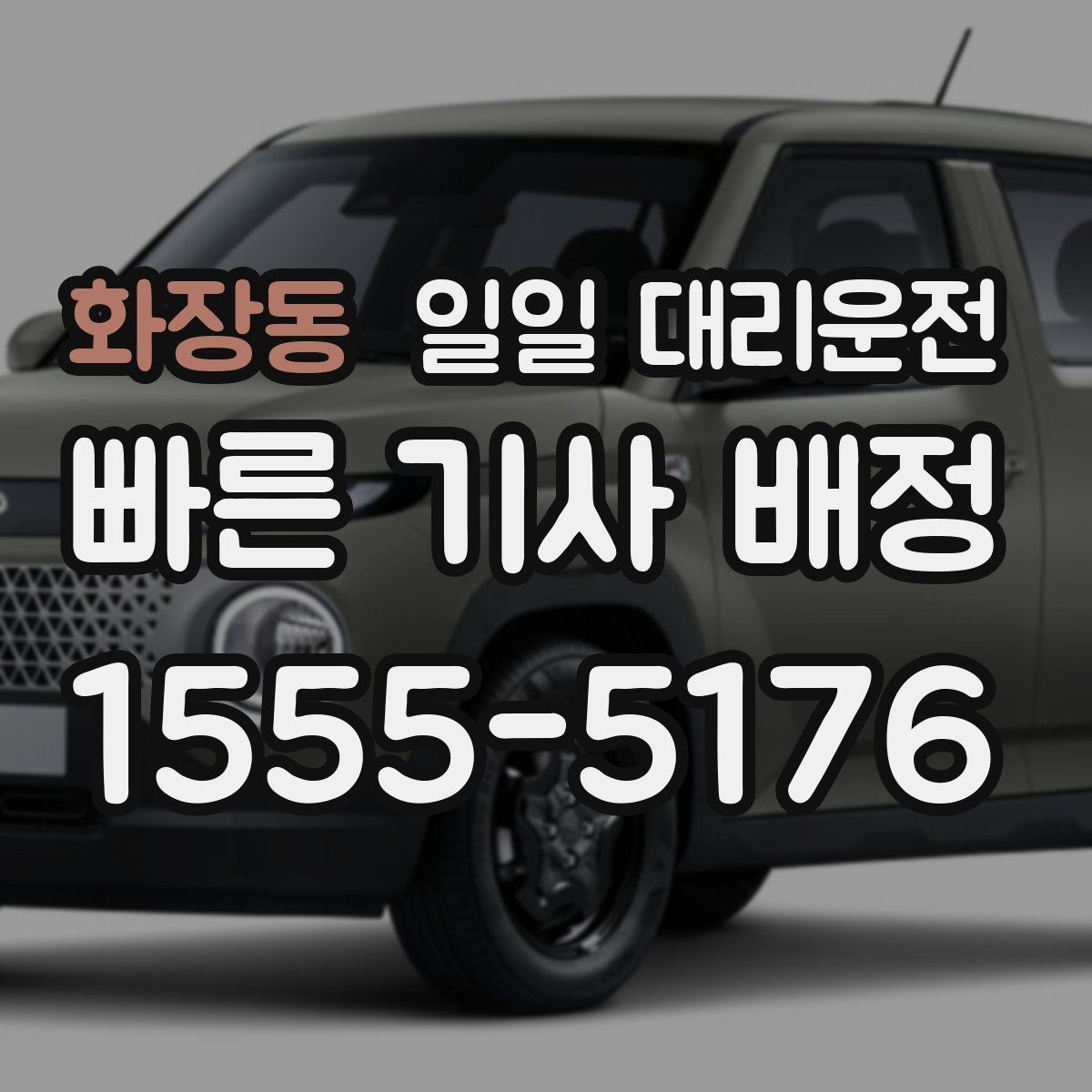 화장동 일일 대리운전