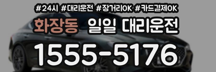 화장동 일일 대리운전