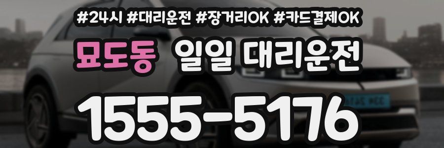 묘도동 일일 대리운전