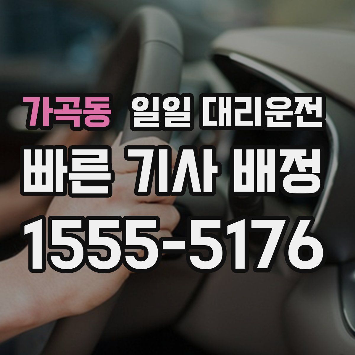가곡동 일일 대리운전